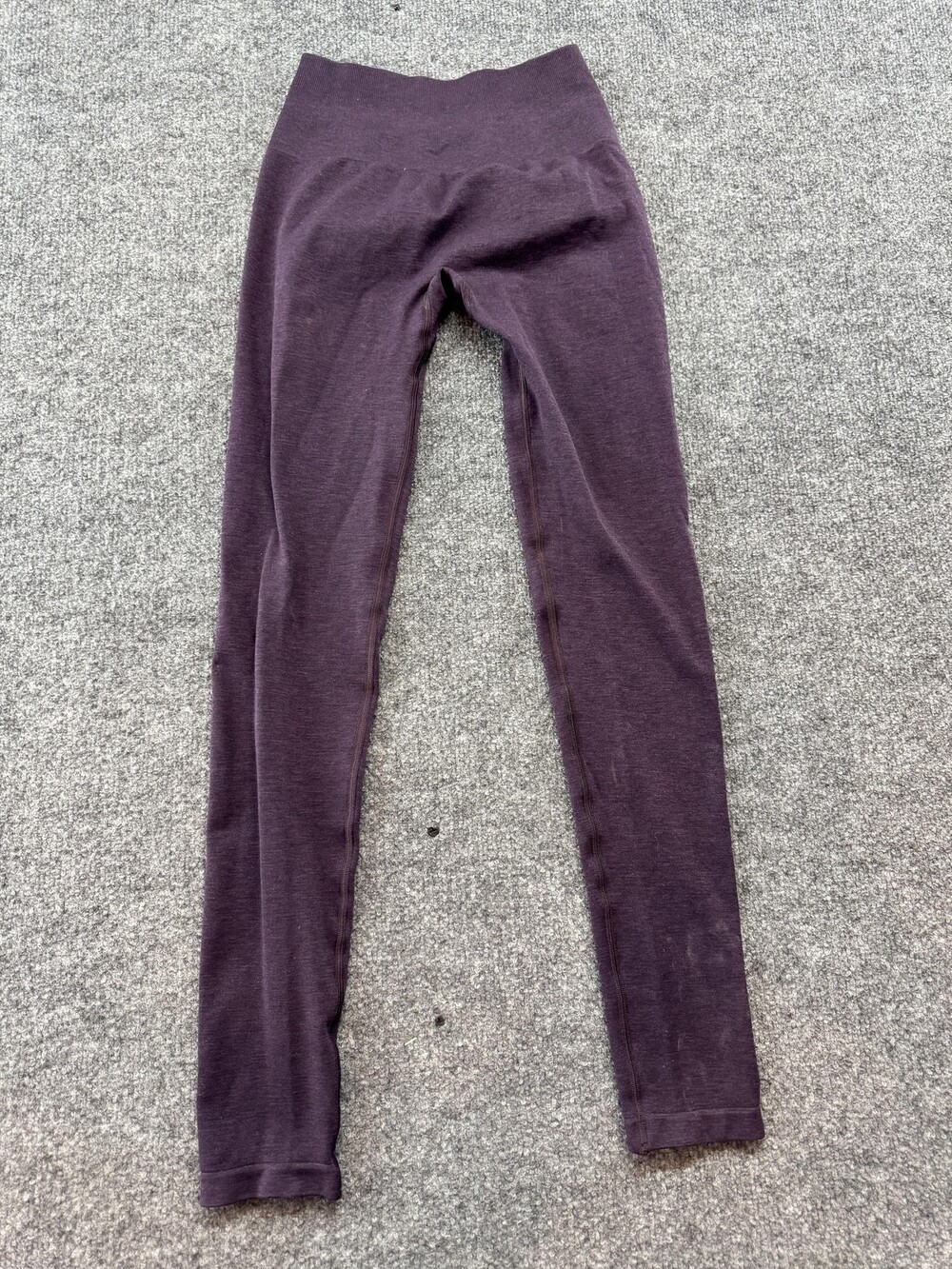 Alphalete Leggings Womens Small Purple Seamless High Waist Ankle Yoga Gym Pants